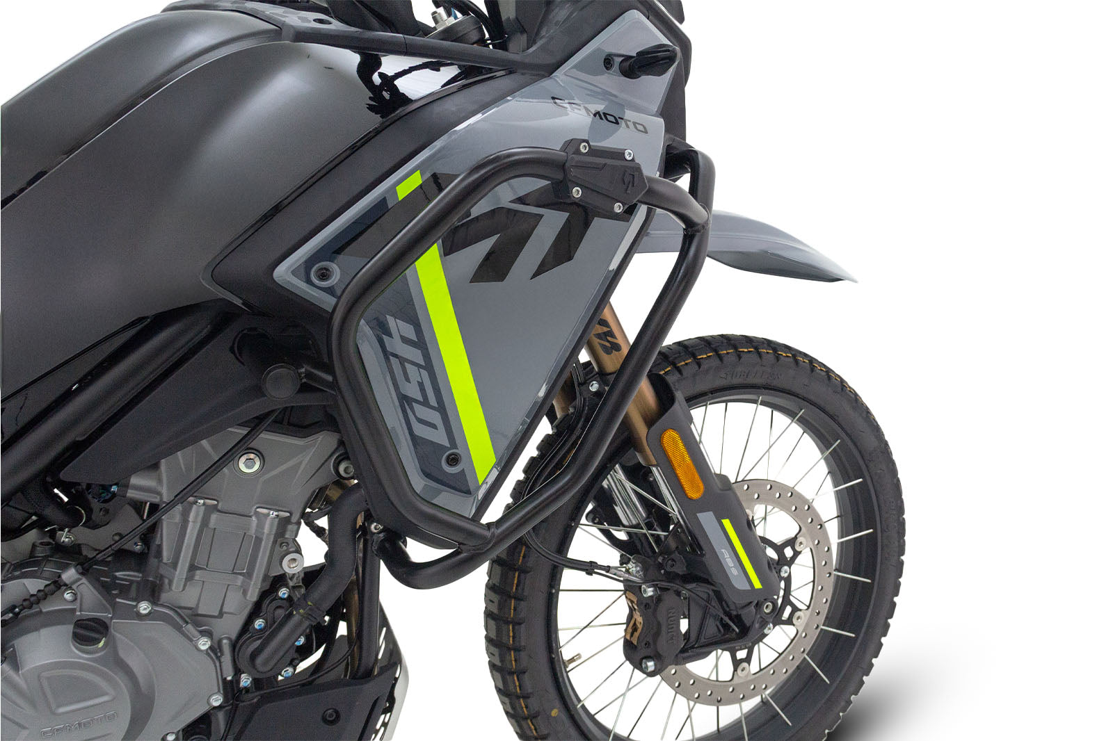 BARRA DE PROTECCIÓN CON SLIDERS FP SUPERIOR CFMOTO 450 MT