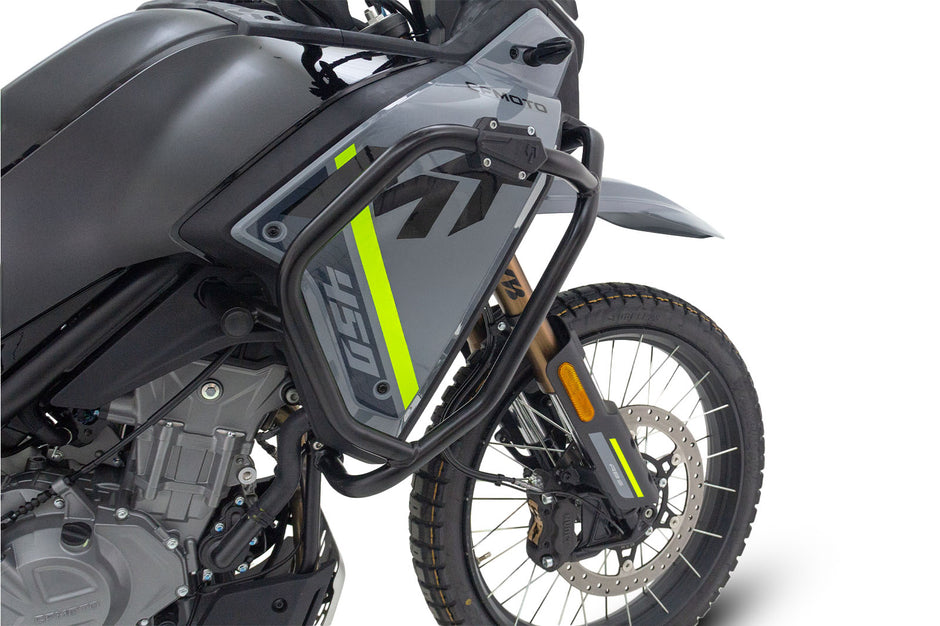 BARRA DE PROTECCIÓN CON SLIDERS FP SUPERIOR CFMOTO 450 MT