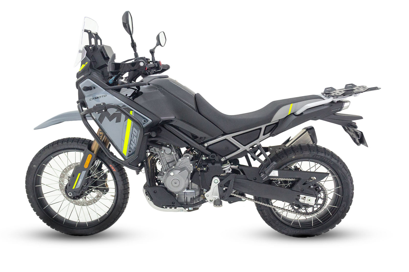 BARRA DE PROTECCIÓN CON SLIDERS FP SUPERIOR CFMOTO 450 MT