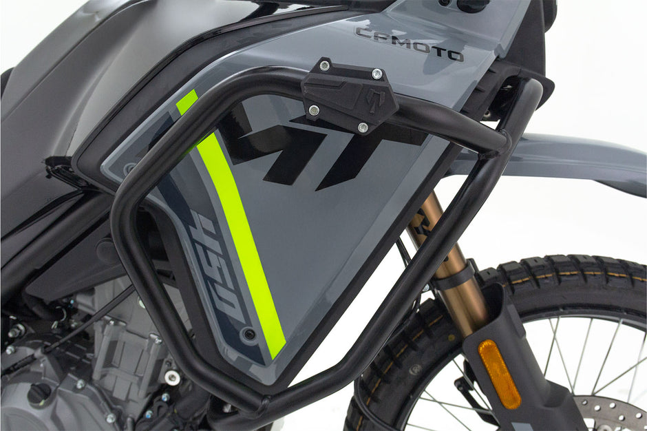 BARRA DE PROTECCIÓN CON SLIDERS FP SUPERIOR CFMOTO 450 MT