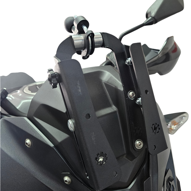 ELEVADOR O EXTENSOR DE CUPULA + SOPORTE GPS KAWASAKI VERSYS 300X