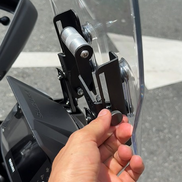 ELEVADOR O EXTENSOR DE CUPULA + SOPORTE GPS SUZUKI VSTROM 250 SX