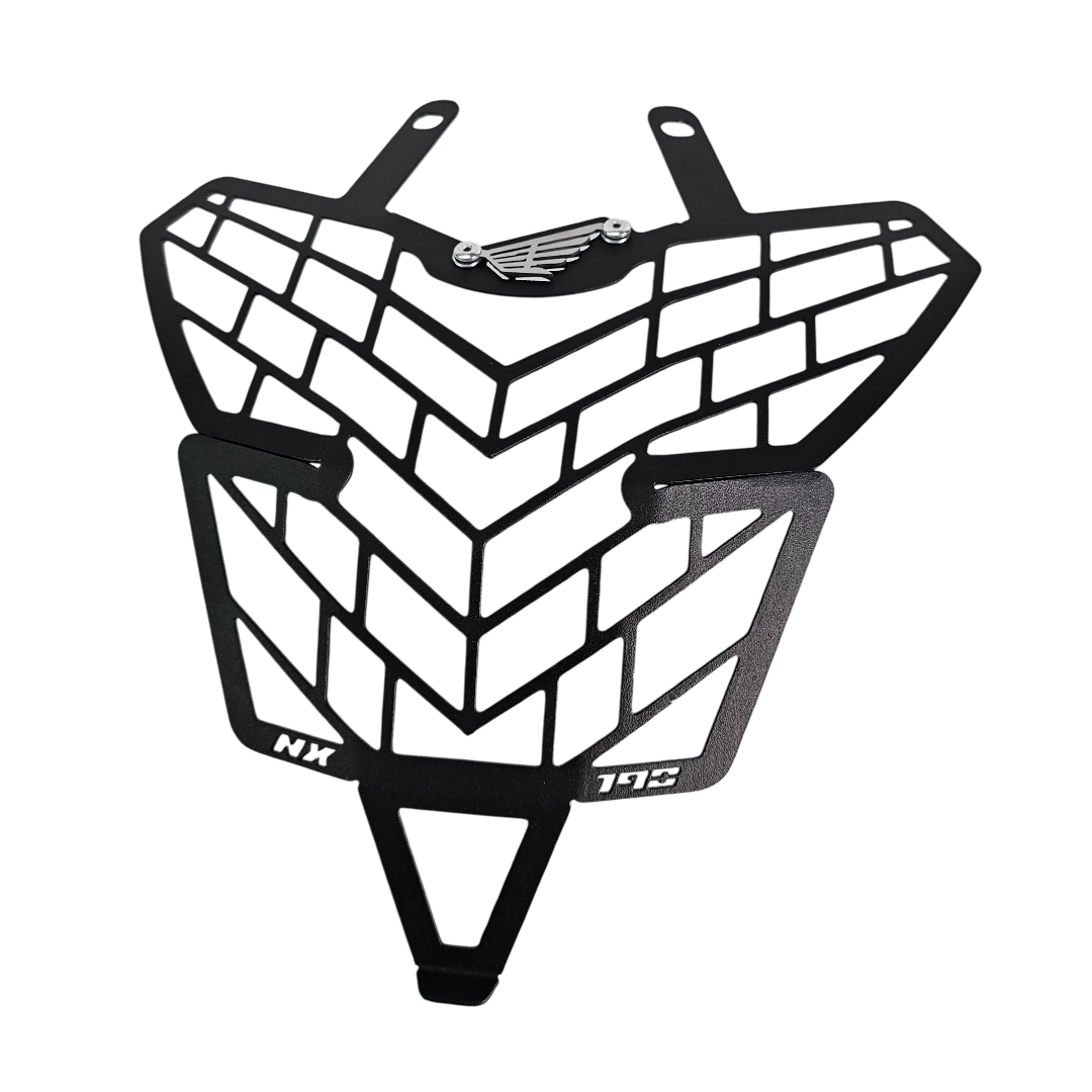 PROTECTOR DE FAROLA EN ACERO HONDA NX 190