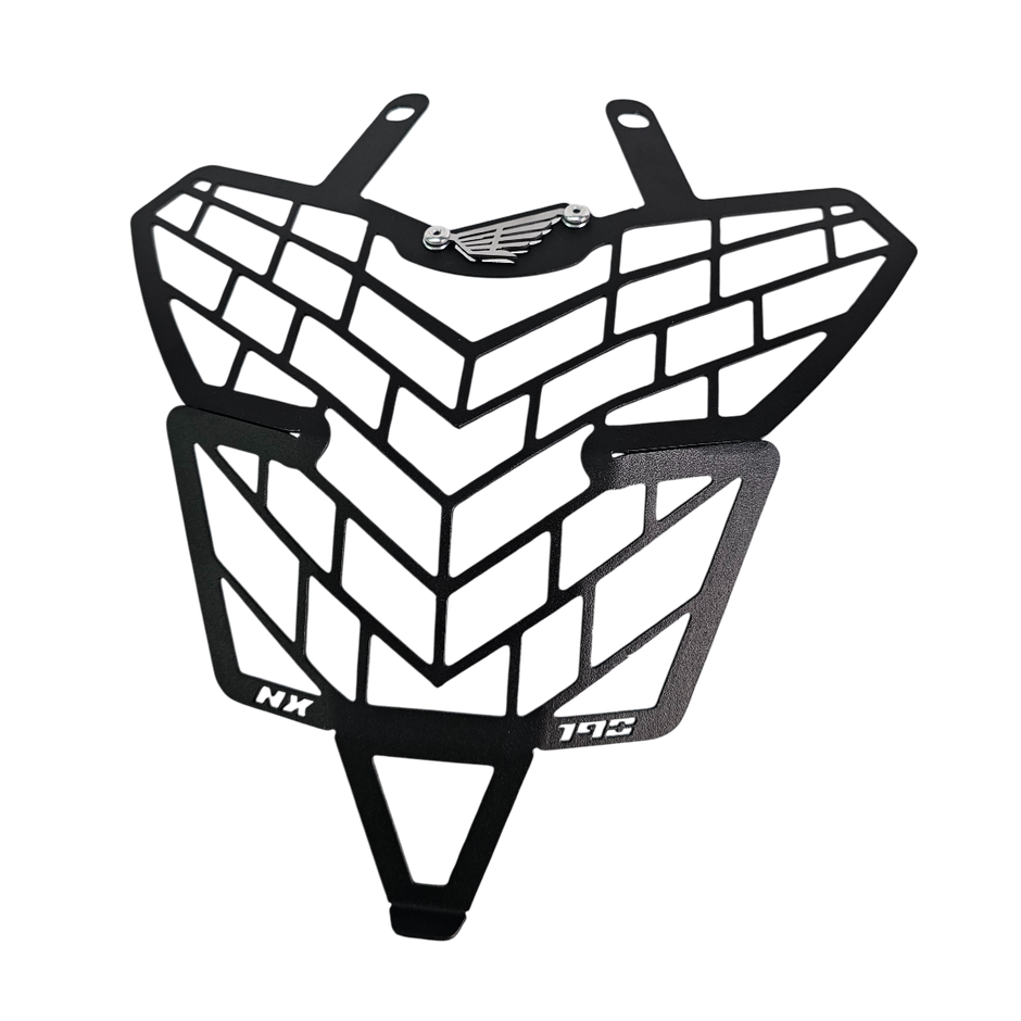 PROTECTOR DE FAROLA EN ACERO HONDA NX 190
