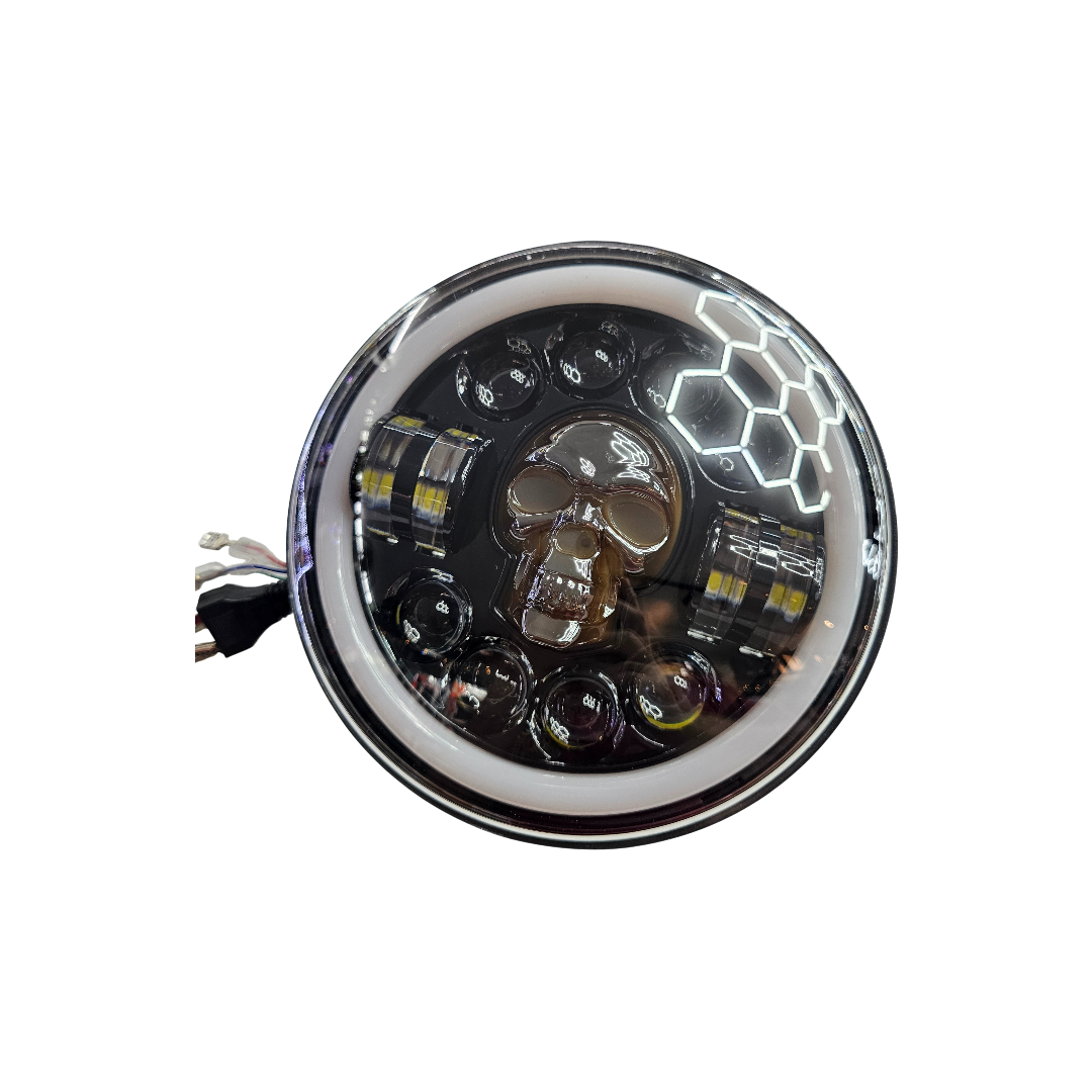 FAROLA LED UNIVERSAL REDONDA 7 PULGADAS