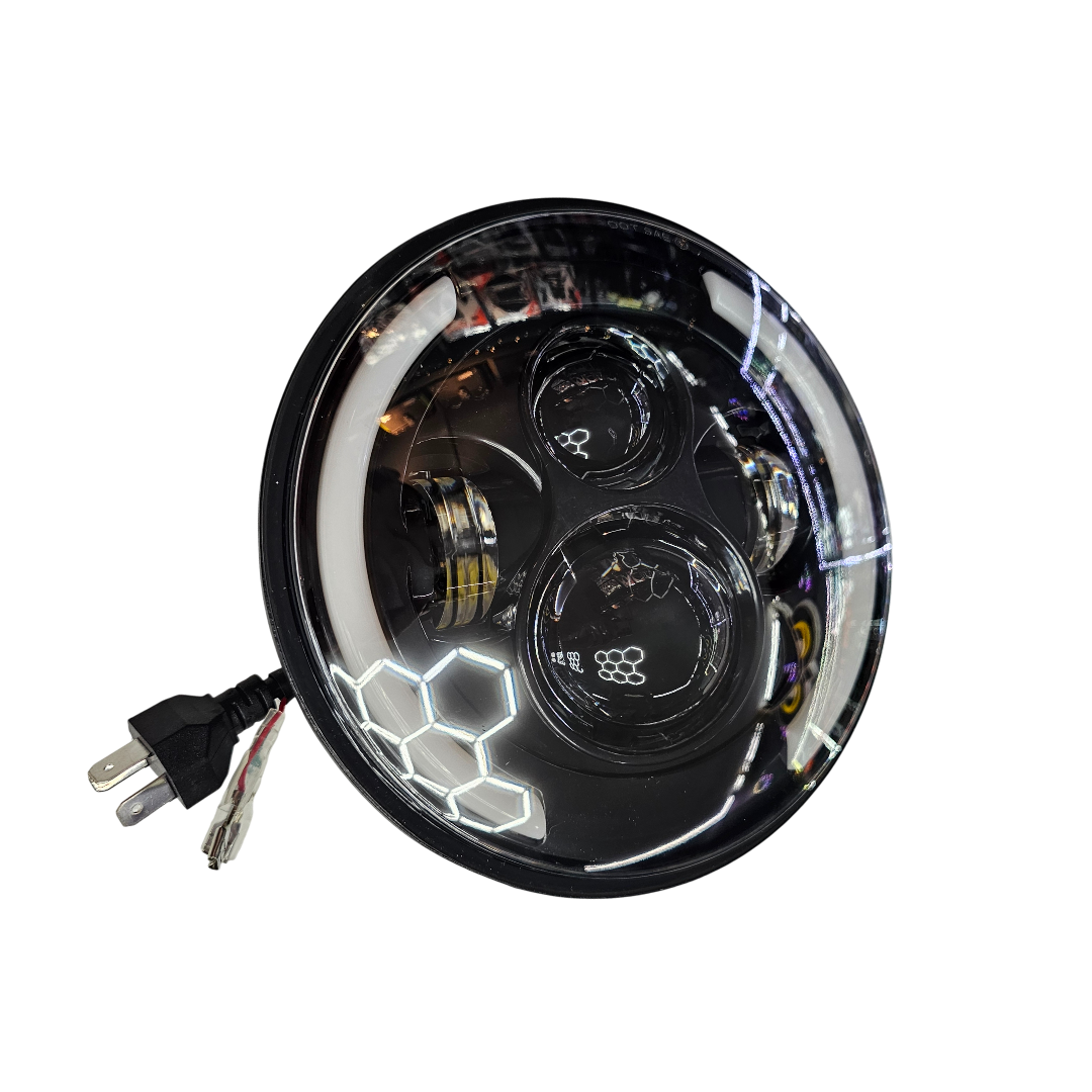 FAROLA LED UNIVERSAL REDONDA 7 PULGADAS