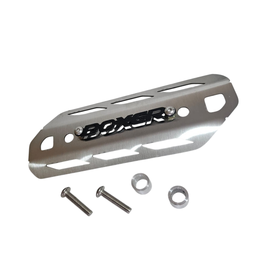 LAMINA CURVA DE EXOSTO EN ACERO BAJAJ BOXER CT 100 - 125
