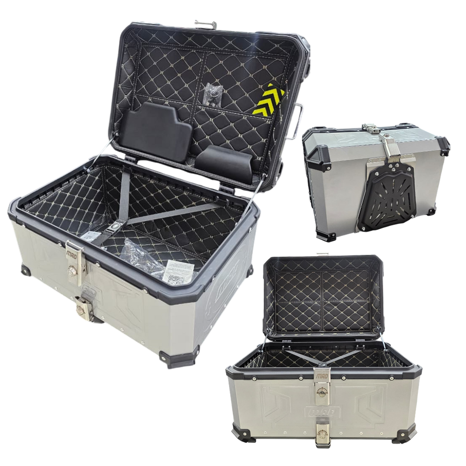 MALETERO 65 LITROS IMPORTADO ALUMINIO