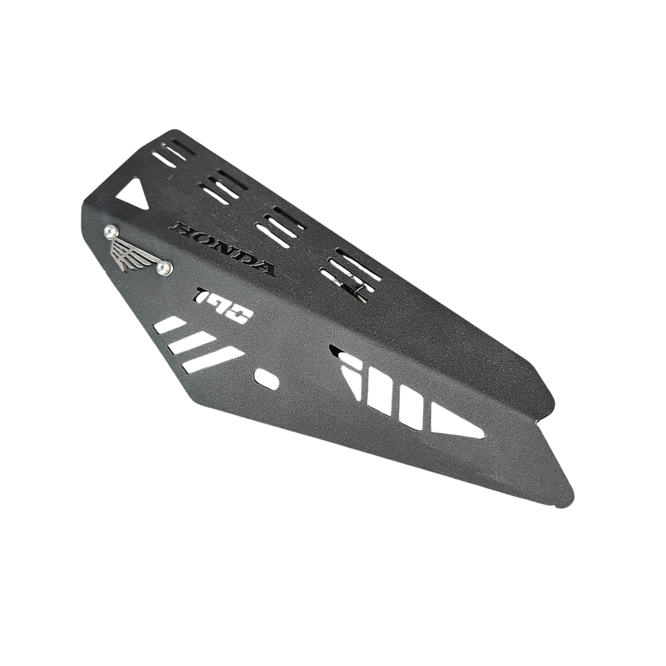 PROTECTOR DE EXOSTO EN ACERO HONDA NX 190 - CB 190R 2.0 2025