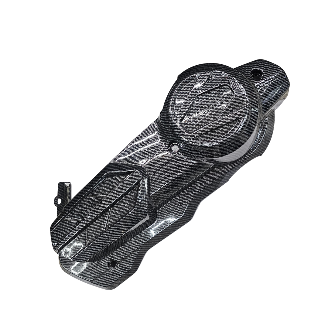 TAPA CUBIERTA DE TRANSMISIÓN TIPO FIBRA DE CARBONO YAMAHA NMAX CONNECTED - NMAX V3