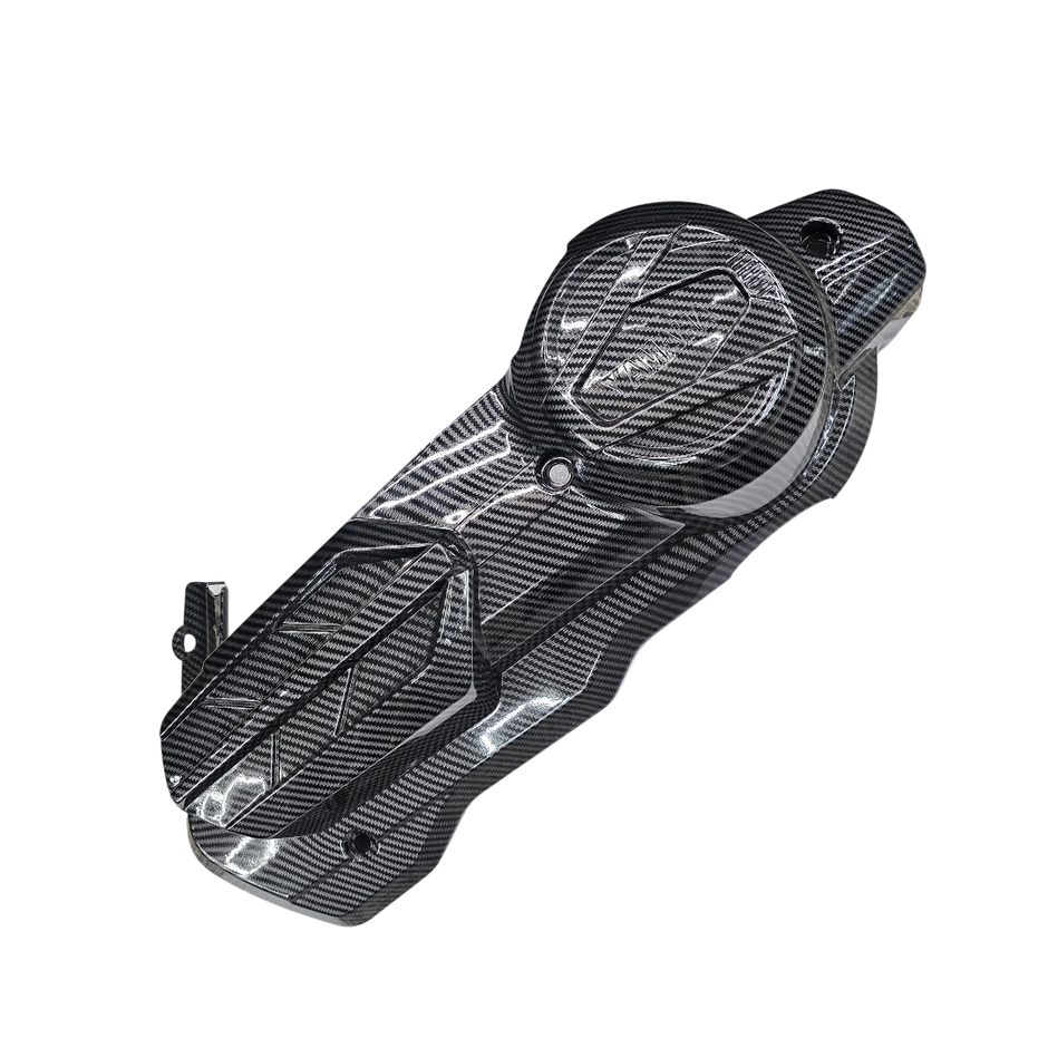 TAPA CUBIERTA DE TRANSMISIÓN TIPO FIBRA DE CARBONO YAMAHA NMAX CONNECTED - NMAX V3