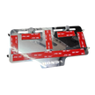 PORTA PLACA EN ACERO SIN PERFORAR FLOTANTE HONDA