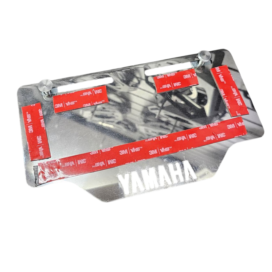 PORTA PLACA EN ACERO FLOTANTE SIN PERFORAR YAMAHA