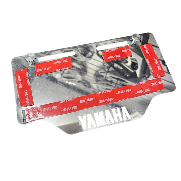PORTA PLACA EN ACERO FLOTANTE SIN PERFORAR YAMAHA