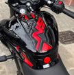 STOMPGRIPS - PROTECTORES DE TANQUE LUXUS PROTECT BAJAJ PULSAR NS400Z - PULSAR NS 200 - 160 - 150 - 125 UG