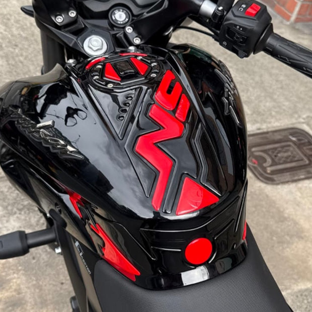 STOMPGRIPS - PROTECTORES DE TANQUE LUXUS PROTECT BAJAJ PULSAR NS400Z - PULSAR NS 200 - 160 - 150 - 125 UG