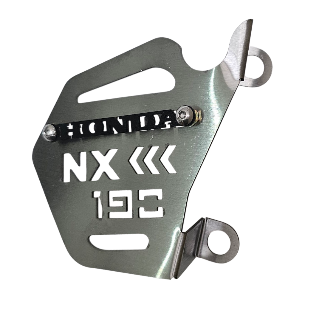 PROTECTOR DE CALIPER EN ACERO HONDA NX 190