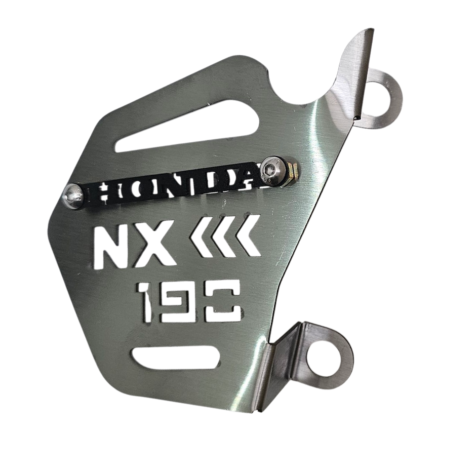 PROTECTOR DE CALIPER EN ACERO HONDA NX 190