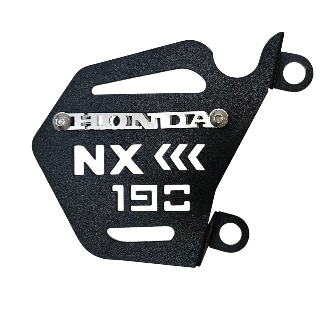 PROTECTOR DE CALIPER EN ACERO HONDA NX 190
