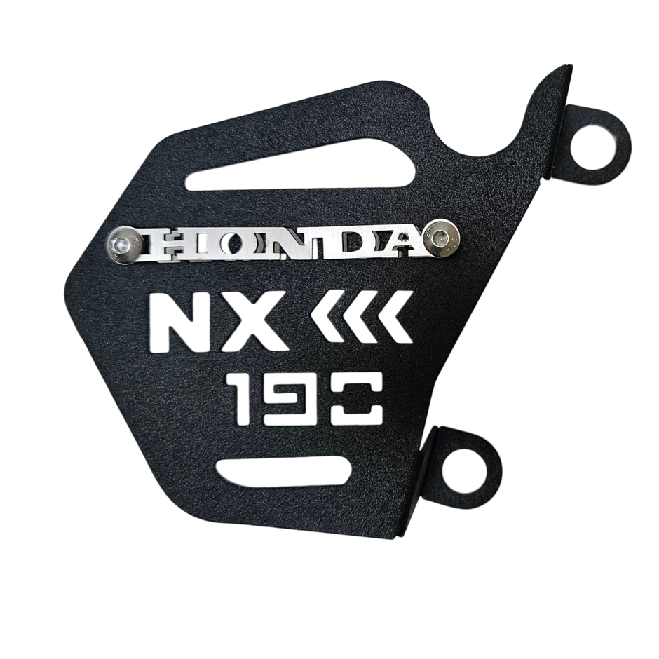 PROTECTOR DE CALIPER EN ACERO HONDA NX 190