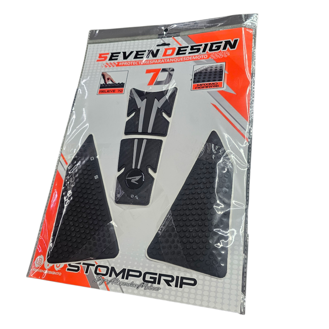 STOMPGRIPS - PROTECTORES DE TANQUE SEVEN DESIGN 7D UNIVERSAL - VICTORY MRX ARIZONA - TVS RAIDER 125 FI