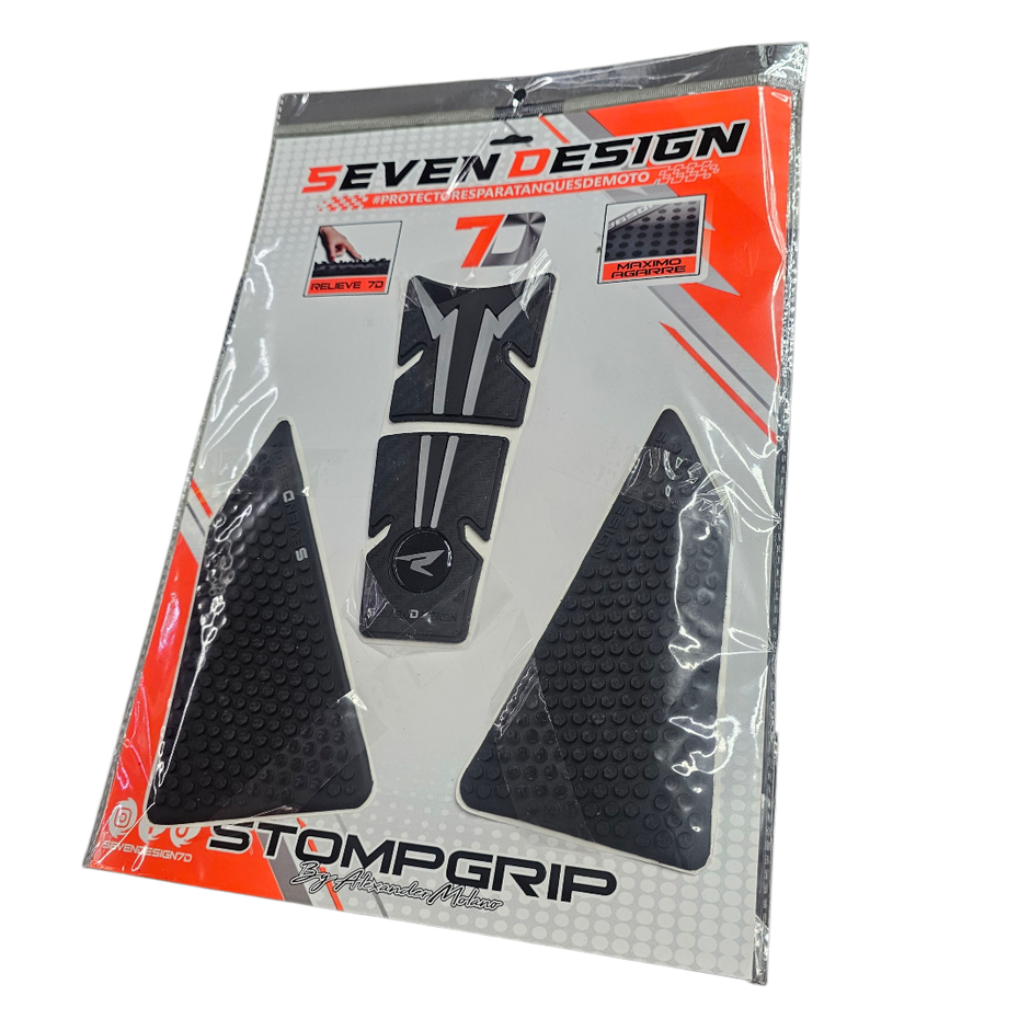 STOMPGRIPS - PROTECTORES DE TANQUE SEVEN DESIGN 7D UNIVERSAL - VICTORY MRX ARIZONA - TVS RAIDER 125 FI