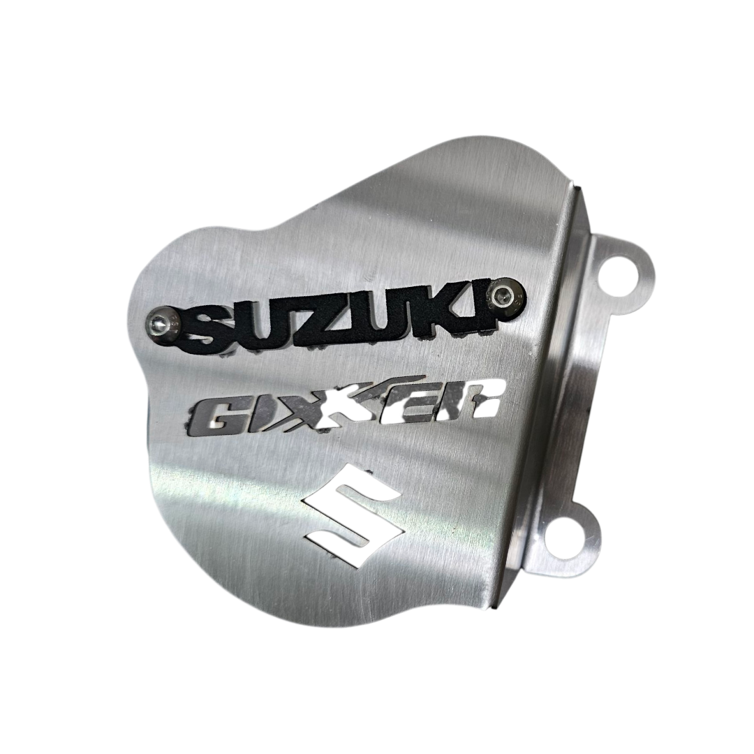 PROTECTOR DE CALIPER EN ACERO SUZUKI GIXXER