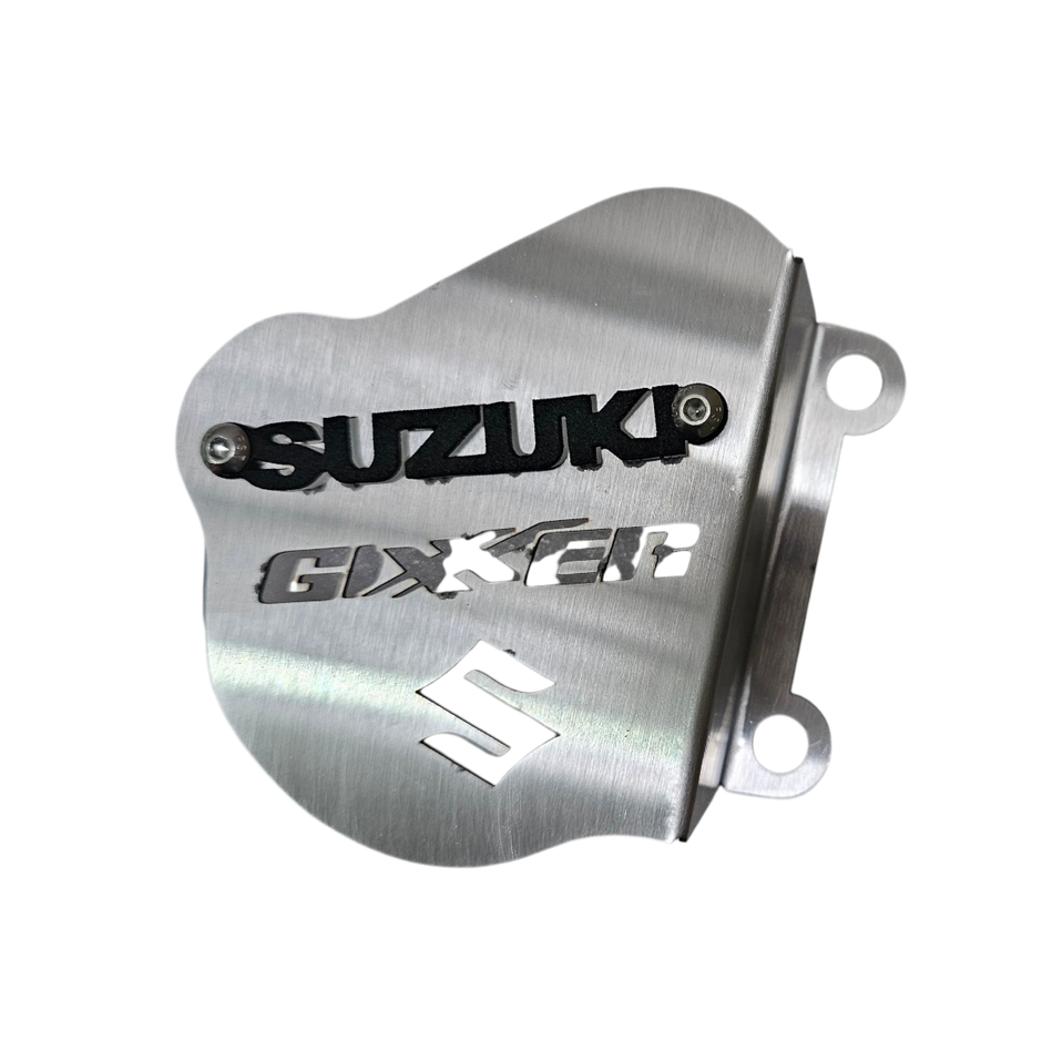 PROTECTOR DE CALIPER EN ACERO SUZUKI GIXXER