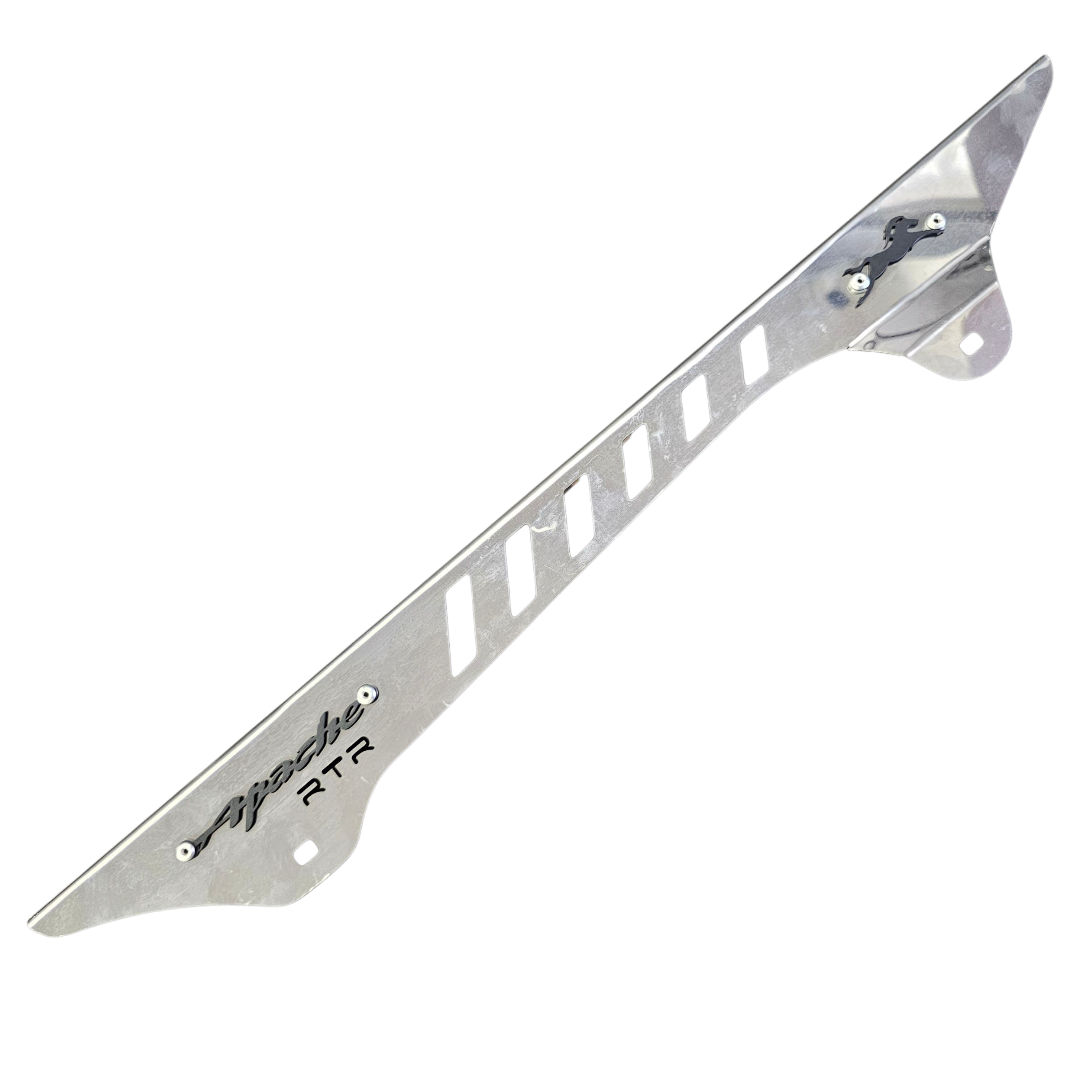 GUARDA CADENA EN ACERO TVS APACHE 160/180 2V