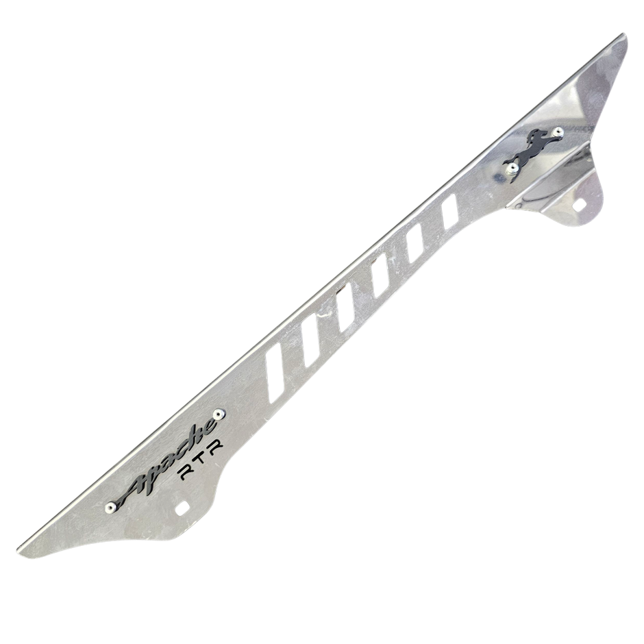 GUARDA CADENA EN ACERO TVS APACHE 160/180 2V