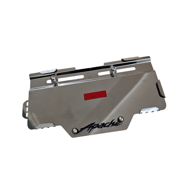 PORTA PLACA EN ACERO APACHE SIN PERFORAR