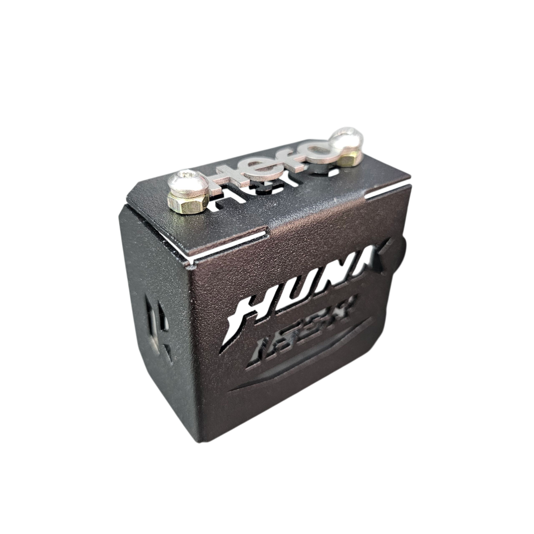 PROTECTOR DE BOMBA O DEPOSITO DE LIQUIDO DE FRENO TRASERO EN ACERO HERO HUNK 160 4V