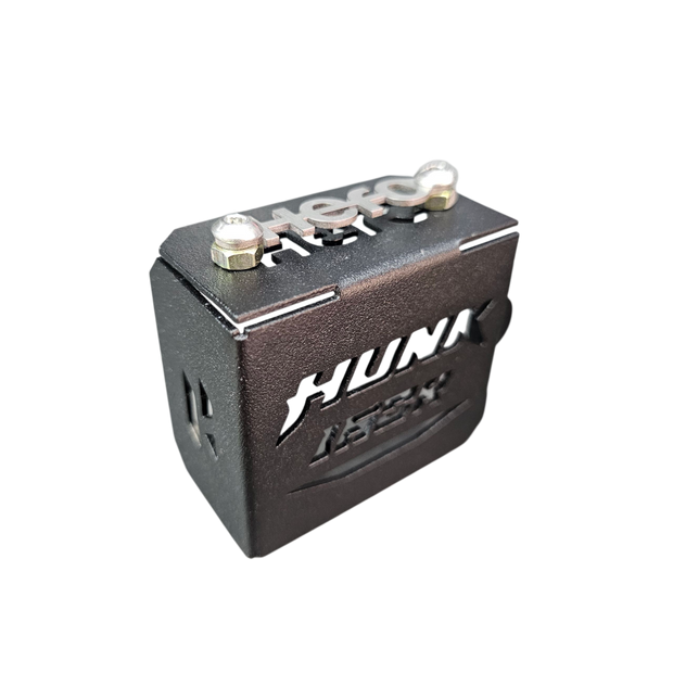 PROTECTOR DE BOMBA O DEPOSITO DE LIQUIDO DE FRENO TRASERO EN ACERO HERO HUNK 160 4V