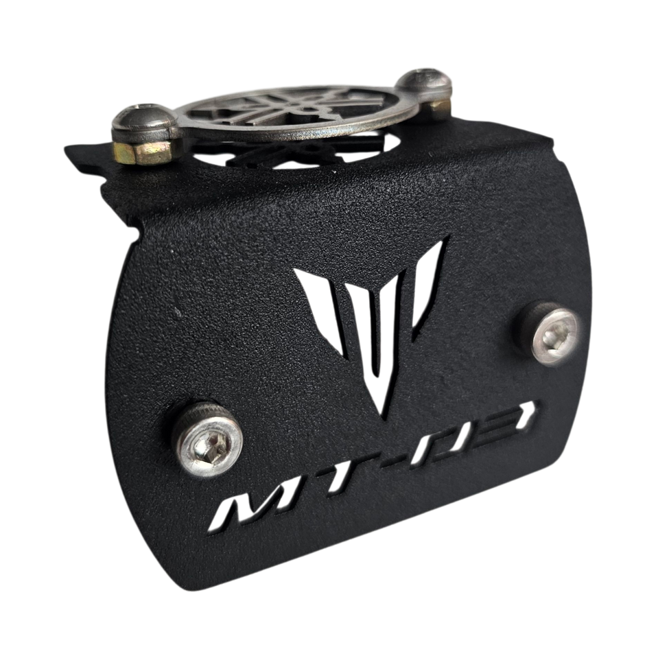 PROTECTOR DE BOMBA O DEPOSITO DE LIQUIDO DE FRENO DELANTERO EN ACERO YAMAHA MT-03