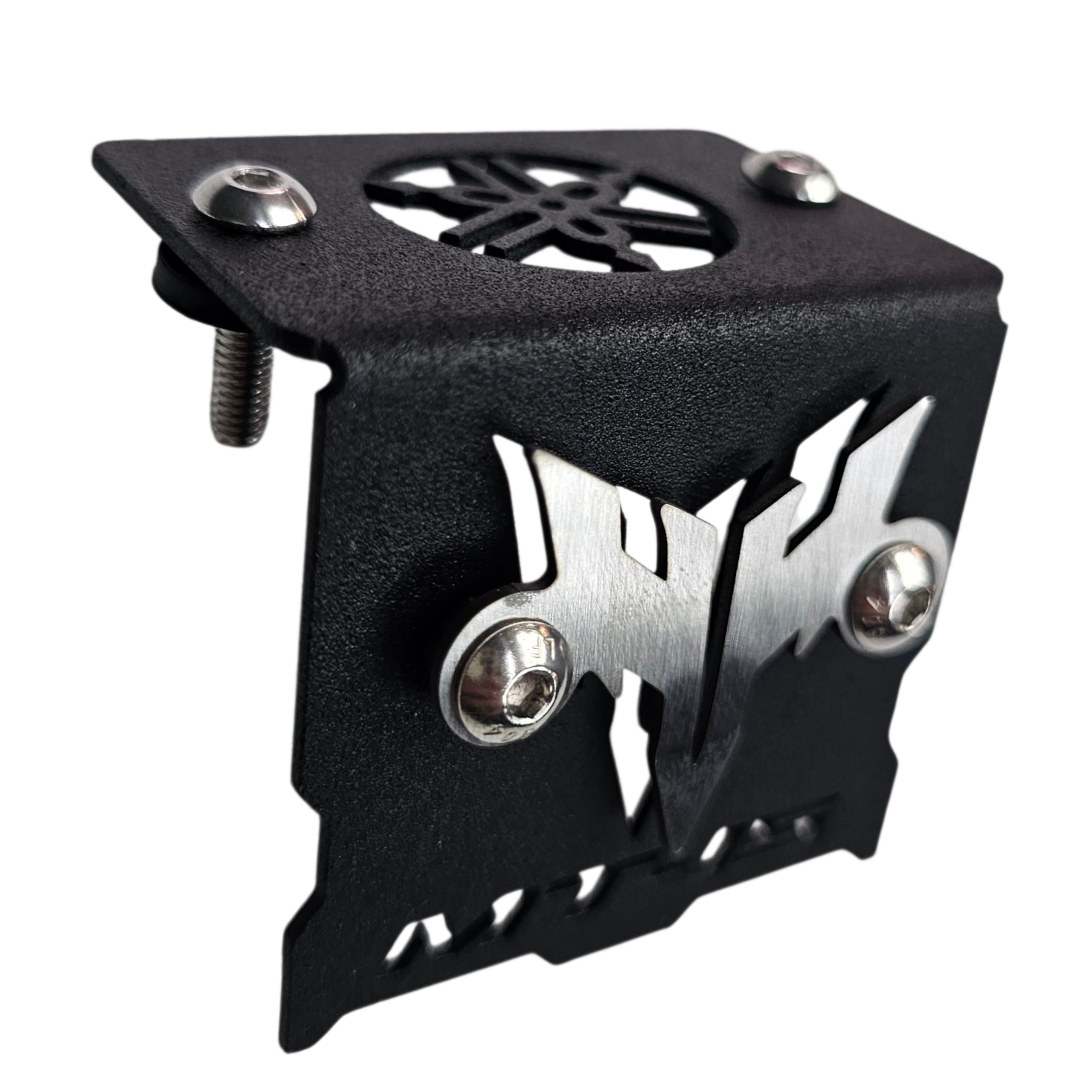 PROTECTOR DE BOMBA O DEPOSITO DE LIQUIDO DE FRENO DELANTERO EN ACERO YAMAHA MT-15