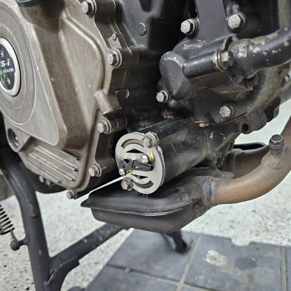PROTECTOR DE FILTRO DE ACEITE EN ACERO BAJAJ PULSAR NS 200