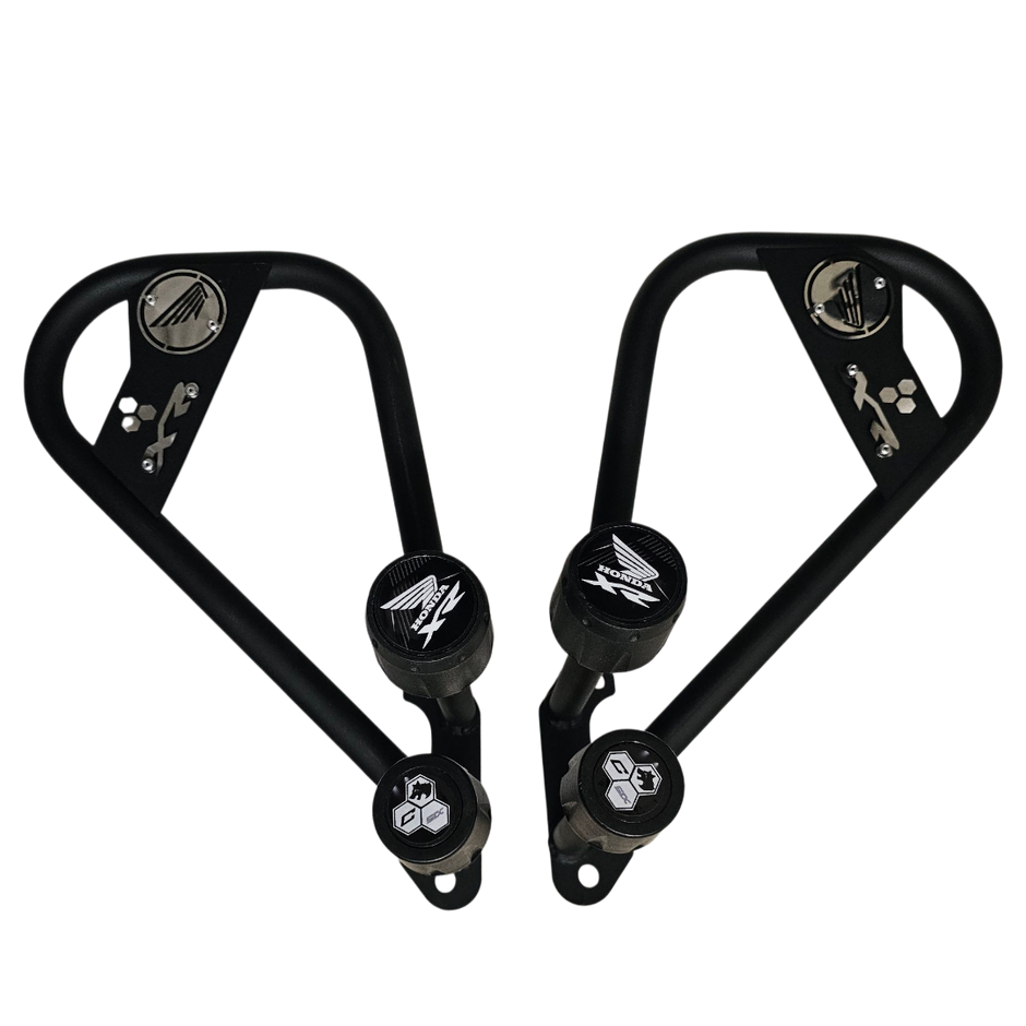 BARRA PROTECCIÓN CON SLIDER CARBONO SIX HONDA XR190L ABS 2.0