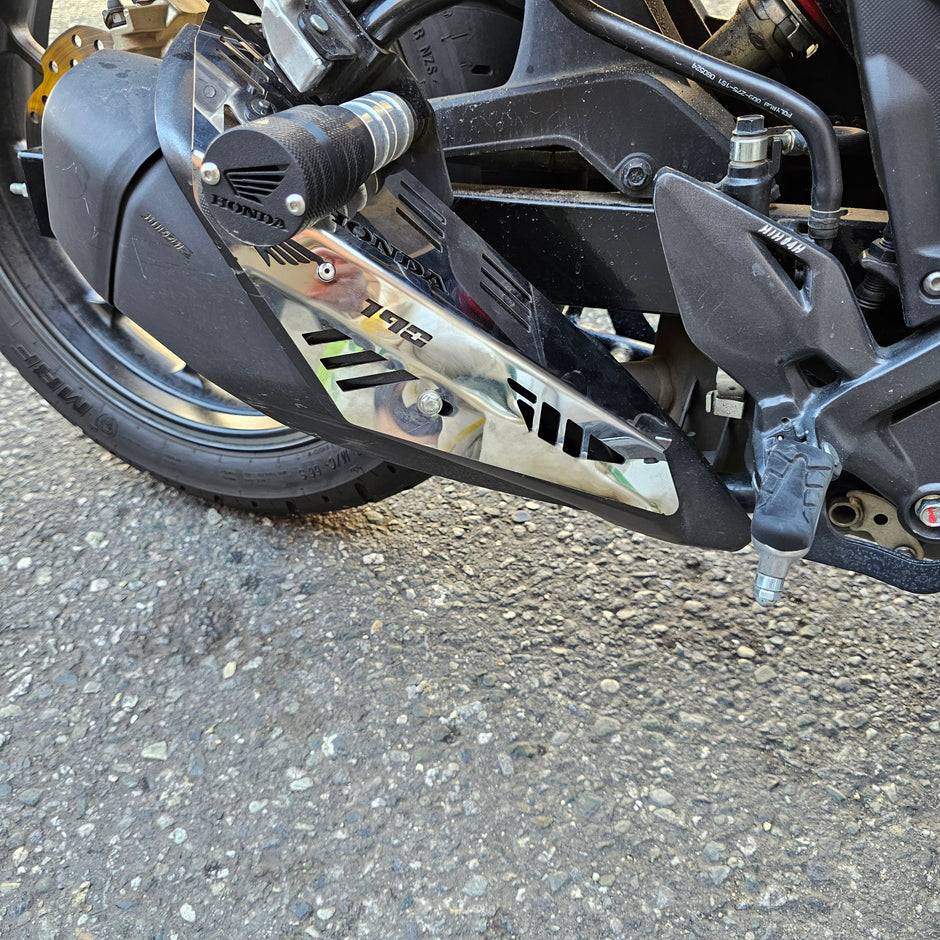 PROTECTOR DE EXOSTO EN ACERO HONDA NX 190 - CB 190R 2.0 2025