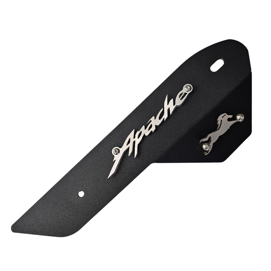 PROTECTOR DE EXOSTO EN ACERO TVS APACHE 160/200 4V PEQUEÑO