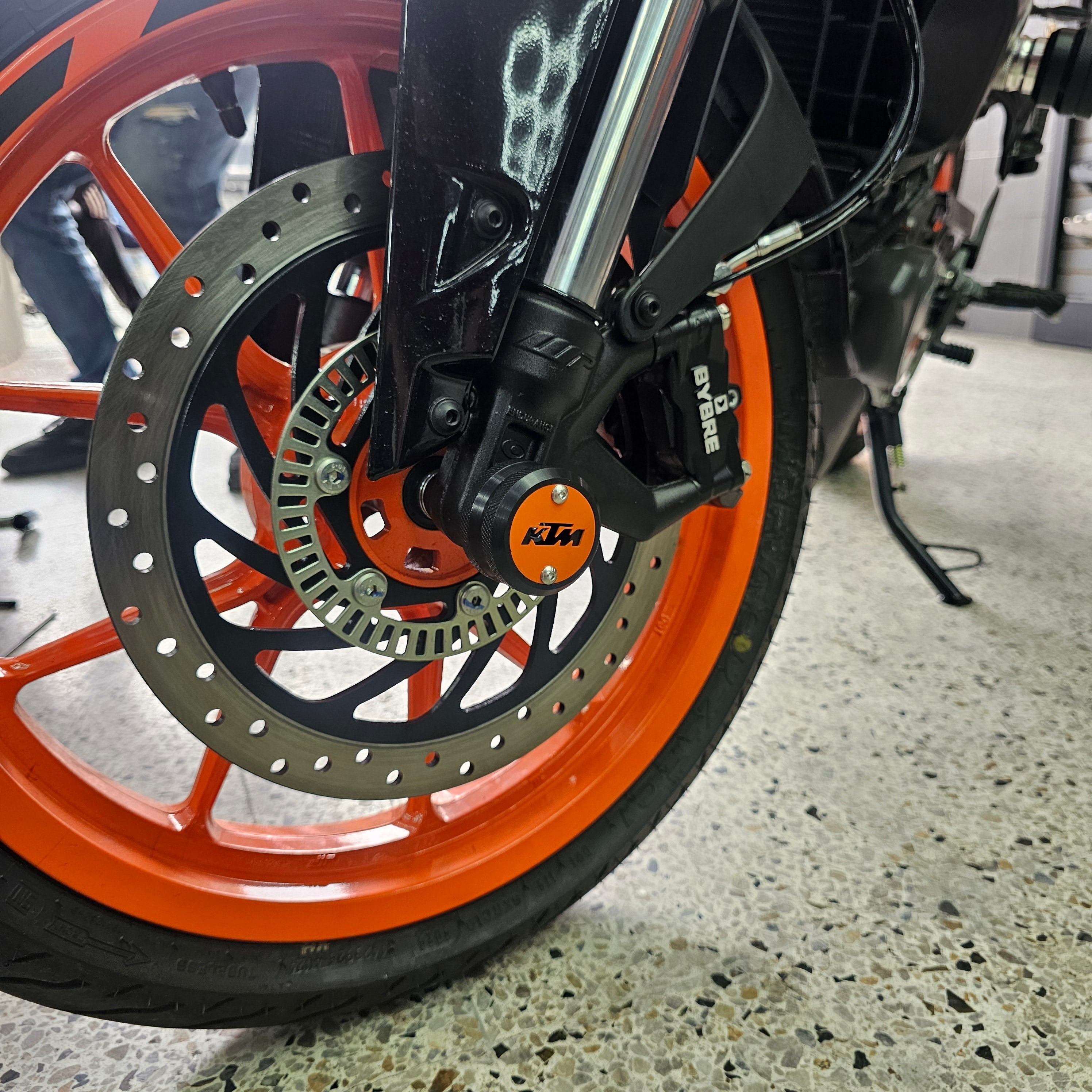 PAR SLIDERS DE EJE EN NYLON KTM