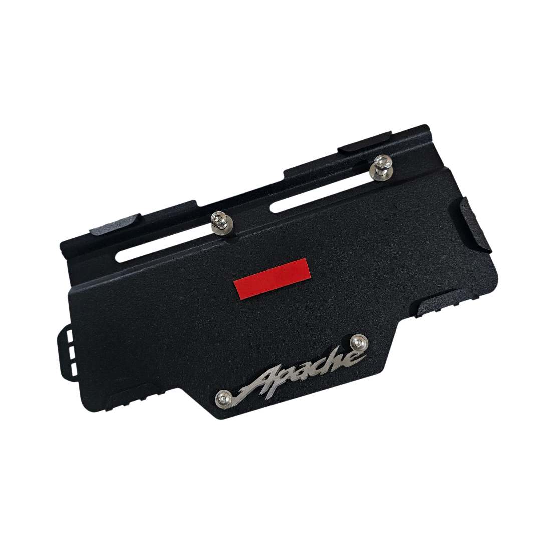 PORTA PLACA EN ACERO APACHE SIN PERFORAR