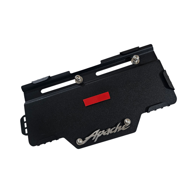 PORTA PLACA EN ACERO APACHE SIN PERFORAR