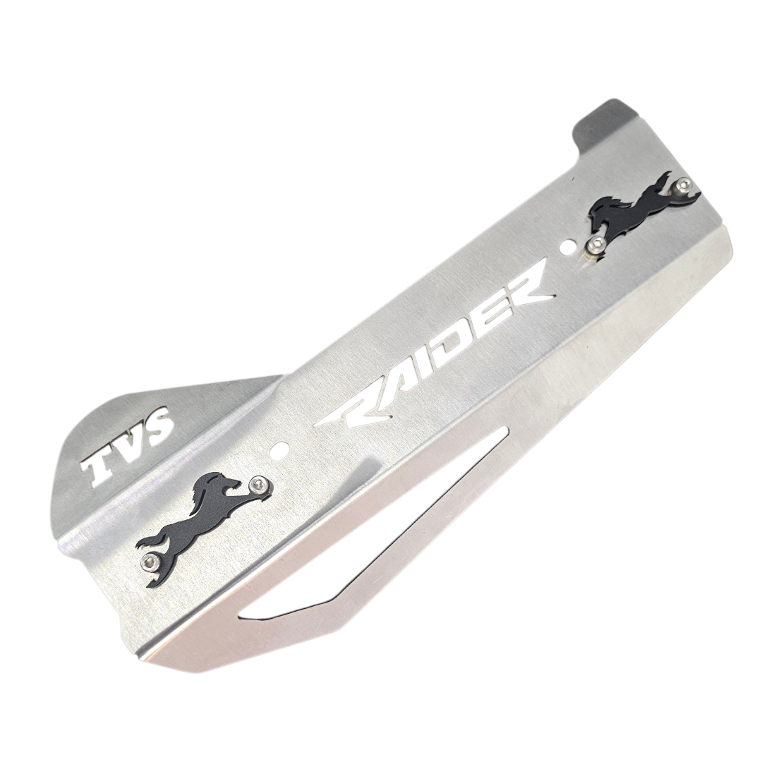 PROTECTOR DE EXOSTO EN ACERO TVS RAIDER