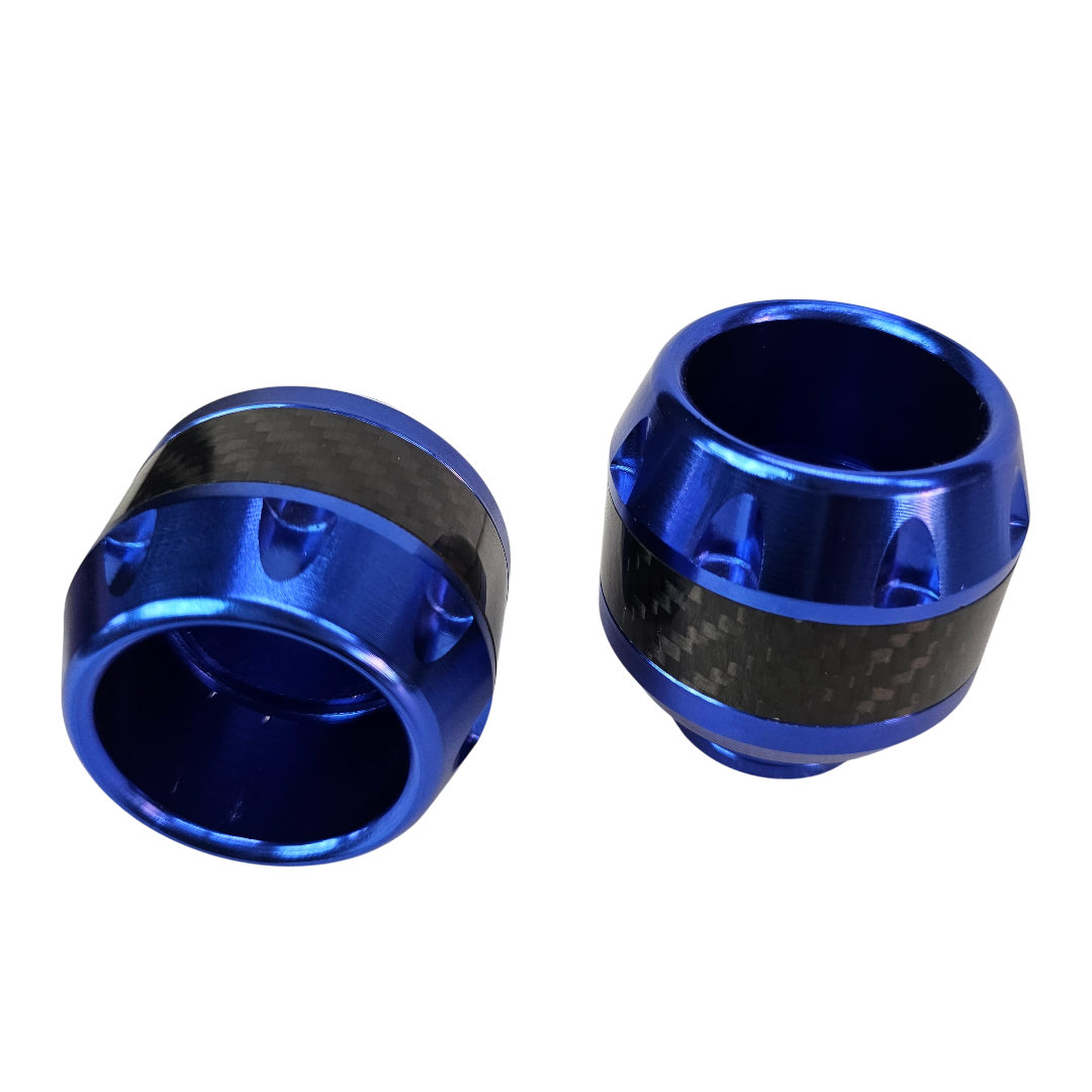 PAR SLIDERS DE EJE TIPO FIBRA DE CARBONO