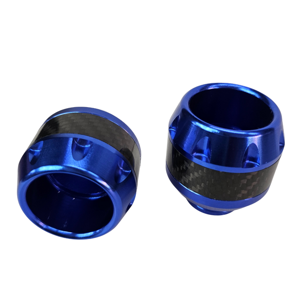 PAR SLIDERS DE EJE TIPO FIBRA DE CARBONO