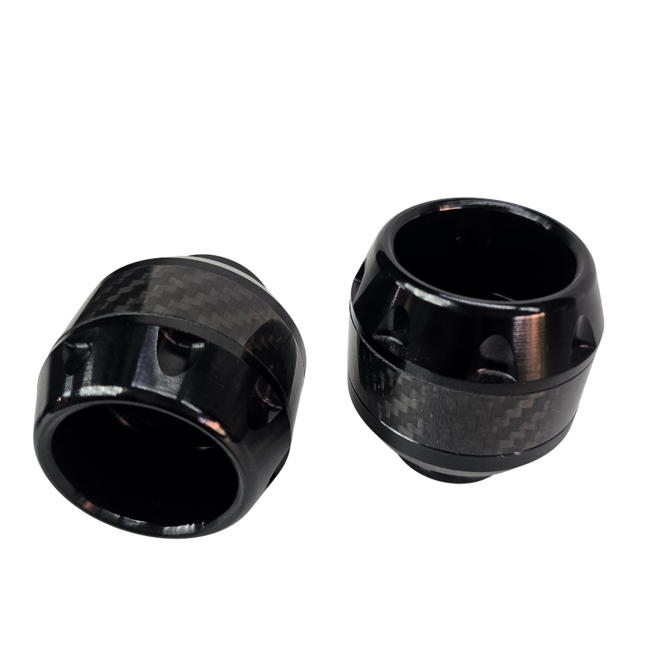 PAR SLIDERS DE EJE TIPO FIBRA DE CARBONO