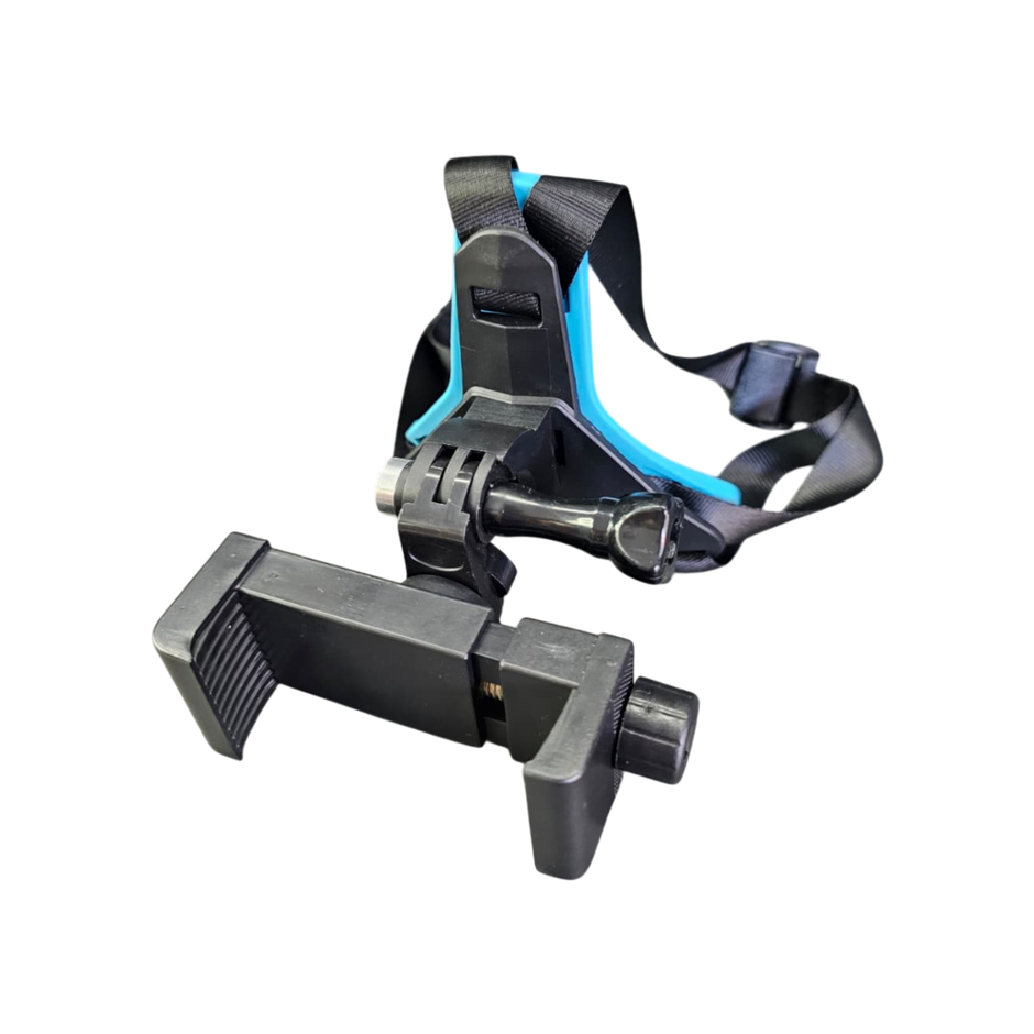 SOPORTE PARA CELULAR O CAMARA EN CASCO