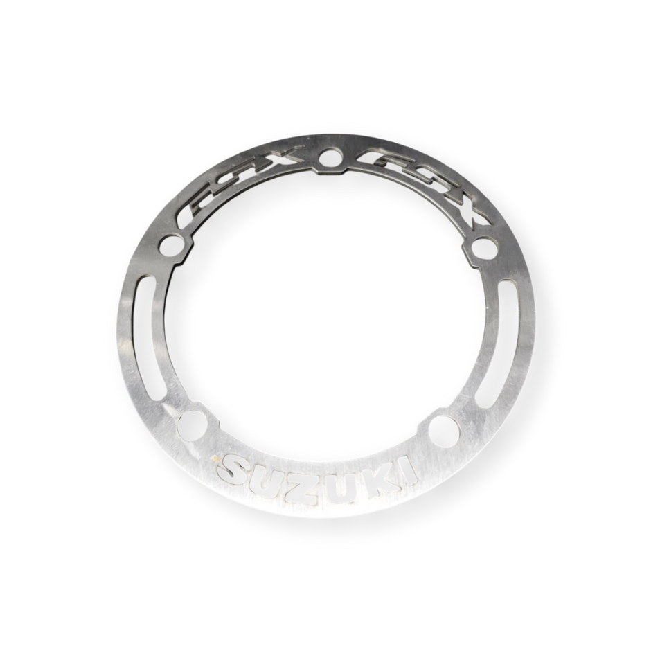 PROTECTOR DE TAPA TANQUE O ARO DE GASOLINA EN ACERO SUZUKI GSX-S 150 - GSX-R 150