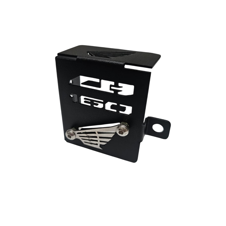 PROTECTOR DE BOMBA O DEPOSITO DE LIQUIDO DE FRENO TRASERO EN ACERO HONDA CB160F