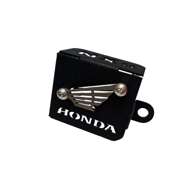 PROTECTOR DE BOMBA O DEPOSITO DE LIQUIDO DE FRENO TRASERO EN ACERO HONDA XRE 300 - ABS